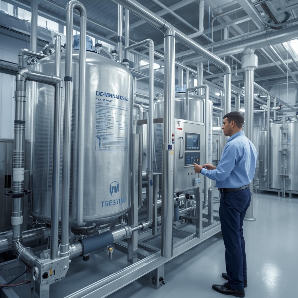 De-Mineralization (DM) Water Treatment Plants